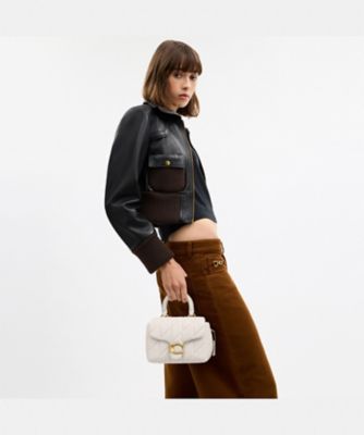 COACH アイボリー キルティング ハンドバッグ タビー トップ ハンドル バッグ・キルティング | COACH/コーチ | 三越